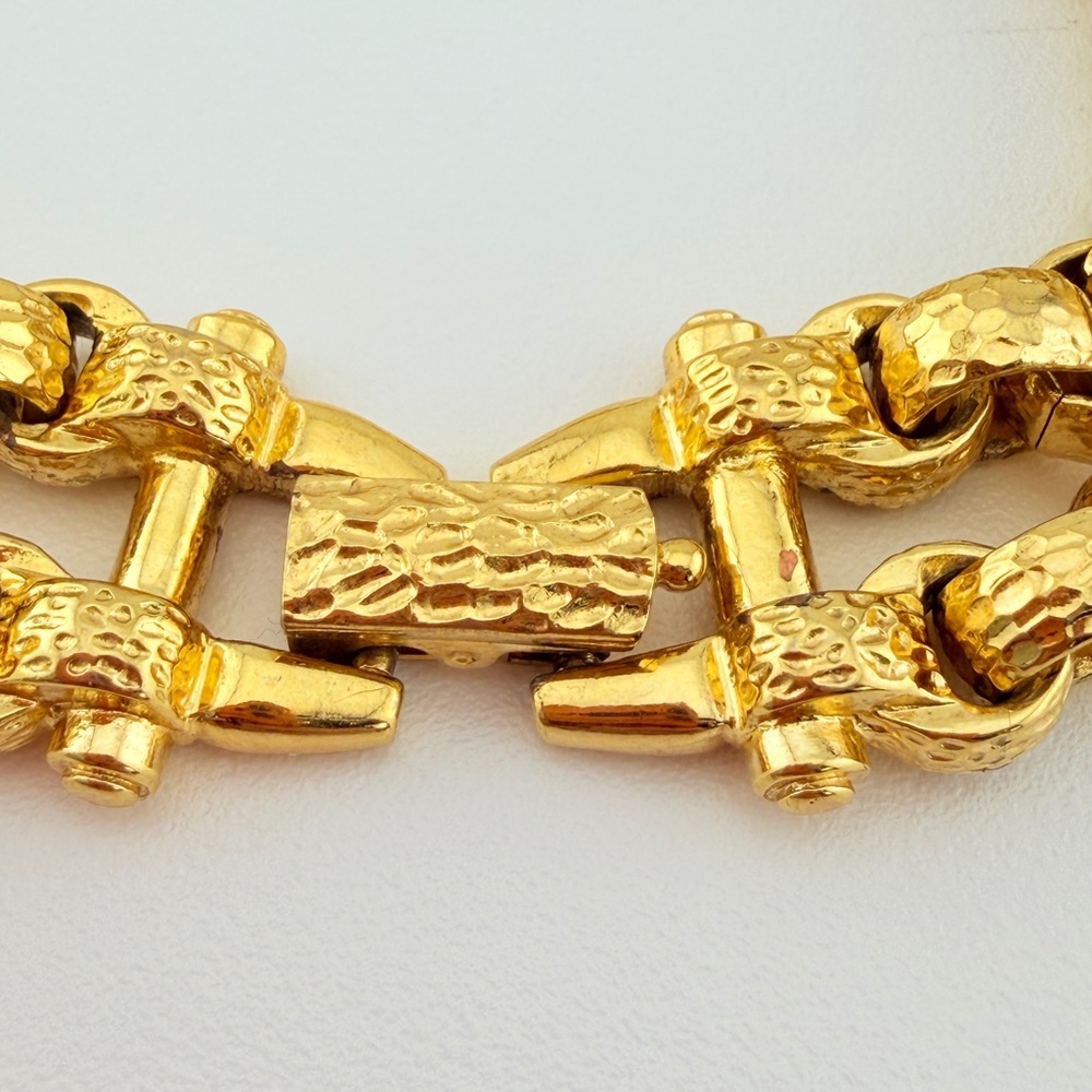 Rare vintage Swarovski chunky link chain necklace - Picture 11 of 15